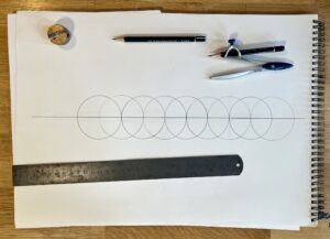 draw the remaining 4 circles for Vadi Sword Geometry