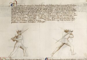 Fiore dei Liberi's text on footwork and the voltas